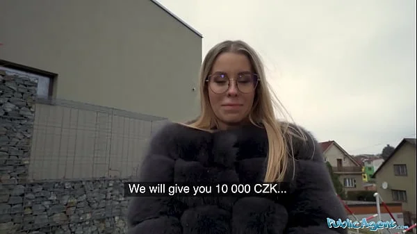 Public Agent Hot looking MILF in Glasses has a perfect body for a hard fast pov fuck