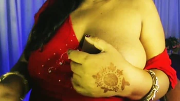 Pregnant Lady Playing With Boobs