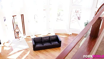 Slutty Teen Vanna Bardot Laps Up Weathy Step Daddy's Spunk GP2536