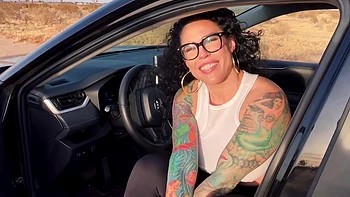 Bianca Bailee Pt.5 Tatted Baddie Gets Roadside Assistance - Flightlifexxx