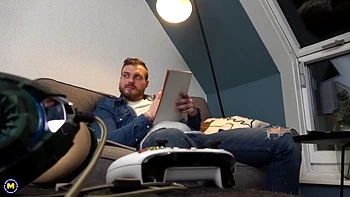 Horny Milf Tries To Cure Her Stepsons Gaming Addiction