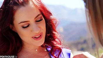 Redhead MILF Teaches New Lesbian Lover