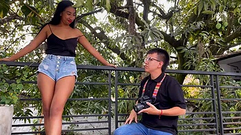 Photo session ends in an outdoor fuck-1 by aronalexax: Blowjob, Doggy  Cowgirl Porn