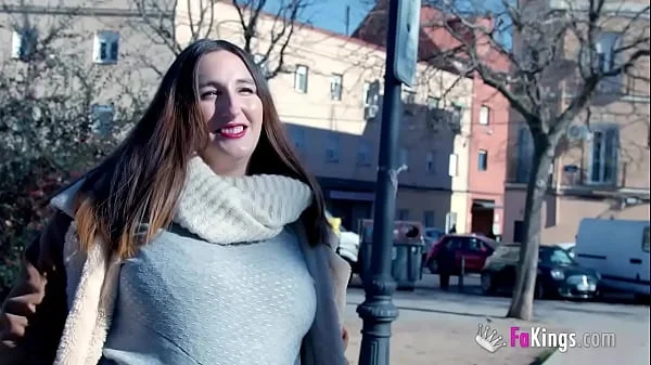 From to porn! ENORMOUSLY TITTED babe wants to do a porno with her fan