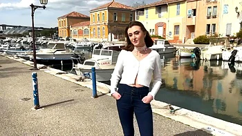 Amber fucks in the middle of the forest! - Jacquie et Michel TV