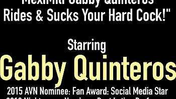 Graceful Gabby Quinteros - sucking dick clip - Gabby Quinteros
