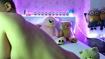 Close up teen masturbation