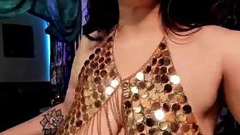 Brunette and her toys have close up masturbation sex