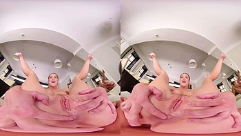 Red head teen: Blowjob, Cowgirl  Small Tits VR Porn