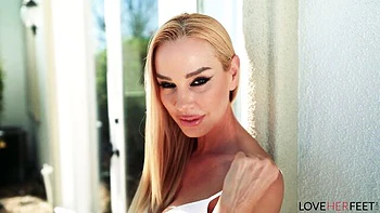 Masturbation scene with rough girlfriend from Love Her Feet