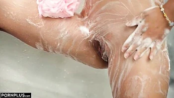 Skinny and miniature angel Amira Mae rammed in the doggy style