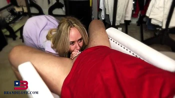 Brandi Love - Milf Sucks Your Dick In The Closet