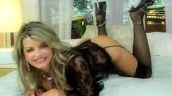 Chubby Blonde MILF Showing Her Big Boobs