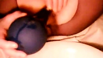 Dp loving close up hoe uses toys