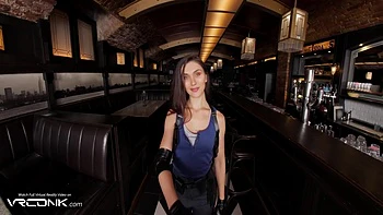 Leo Ahsoka And Jill Valentine In Hot Brunette Fucks Hard With Moans In Resident Evil Cosplay Parody