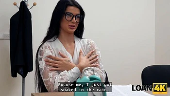 LOAN4K. Her T-shirt got soaked. Guess what we did later?: Hardcore, Babe  Brunette Porn