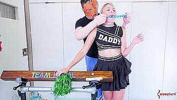 Cheerleader Eats Her Own Ass Juice In Atm Bj