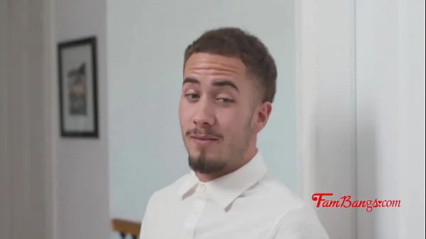 Step Mom Hesitates But Joins StepSon And StepDaughter