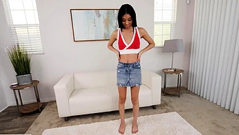 Dark-skinned  novice Jada Doll unveils her first a