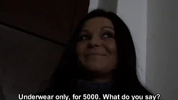 Busty kristyna swallows for money: Blowjob, Cowgirl  Big Tits Porn