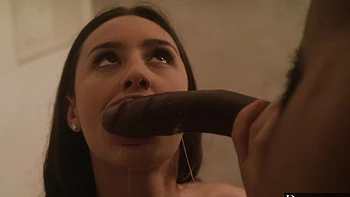 Skinny babe Eliza Ibarra takes a huge black cock