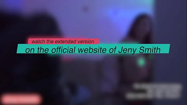 Jeny Smith teasing a stranger. Then he strokes her in a Night Club