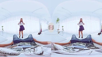 TaSa  strip: Blowjob, Doggy  Cowgirl VR Porn