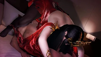 3D Horny Cosplay Slut Have a Hardcore Sex with Big Dick