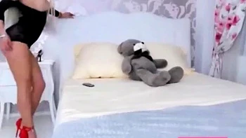 Blonde In Heels, Orgasmic Webcam Show With Toys