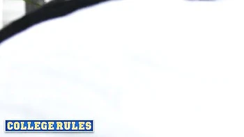 College Rules featuring Chloe Taylor and Summer Rae's shaved scene