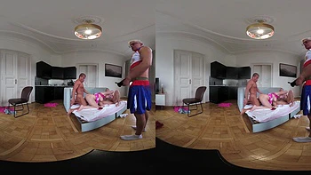 Vera Jarw & Lady Gang VR Video Part One - Cuckold Coach Made