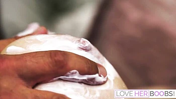 Love Her Boobs featuring missy's silicone tits scene