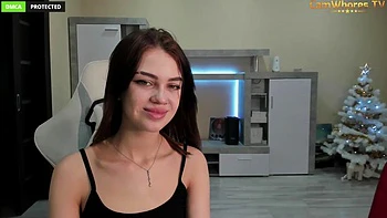 Slim brunette cam show: Amateur  Stripchat Porn