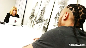 Ideal Sara Jay and Macana Man at sucking dick video