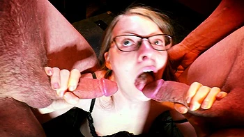 Actual amateurs filming themselves having group sex