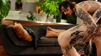 Nasty brunette babe in anal hardcore action