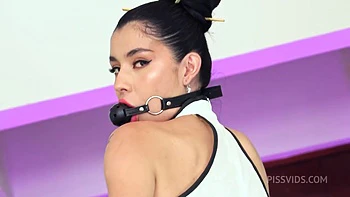 Bdsm. Bondage & Hardcore Dap Rousse Black. 3 On 1 + Pissing