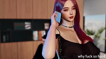 3D BBW Hot Asian MILF Naked Her Big Ass Cheating with Big Dicks