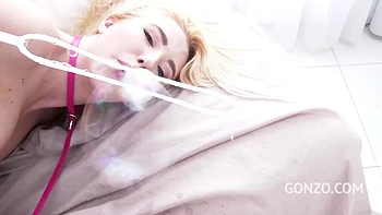 Samantha Rone no holes barred, American slut in Europe with TP