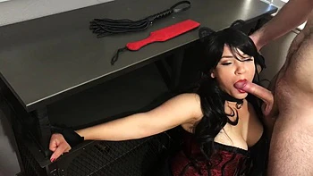 Strange blowjob goth: Babe, Brunette  Xnxx Porn