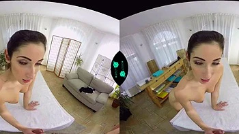 VR clea gaultier virtual reality: Blowjob, Doggy  Cowgirl Porn