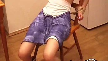 Perky Small Tits Tied To A Chair: Babe, Bongacams  Fetish Porn