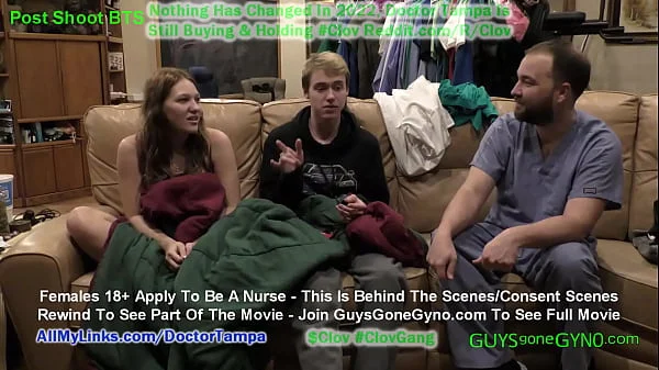 Maverick Williams SHOCKED! Made To Pee & Cum In Cup During Humiliating Pre Employment Physical At Doctor Nova Maverick & Nurse Stacy Shepards Gloved Hands @GuysGoneGyno.com