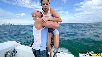 Cuban Hottie Gets Rescued at Sea