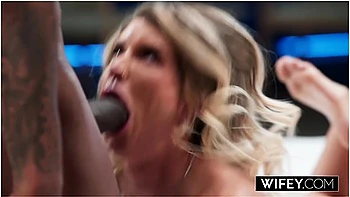 Fit Blonde Hotwife Cassie Bender Gets A Bbc Creampie In Front Of Hubby