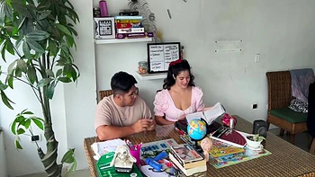 I Reprimand My Student 18+ At The Point Of A Dick