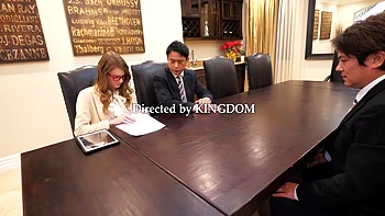 Ashley Lane Threesome Of Contract Conclusion Fuck And Creampie