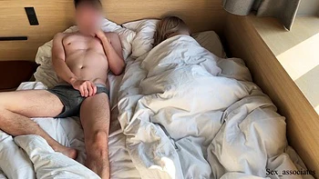 Stepmother Share A Daybed In A Hotel Room