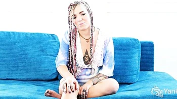 Slutty missy at toys scene