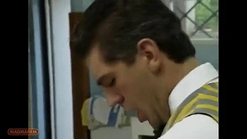 German Blonde Maid Vivienne Clash Seduced By Butler For Kitchen Fuck